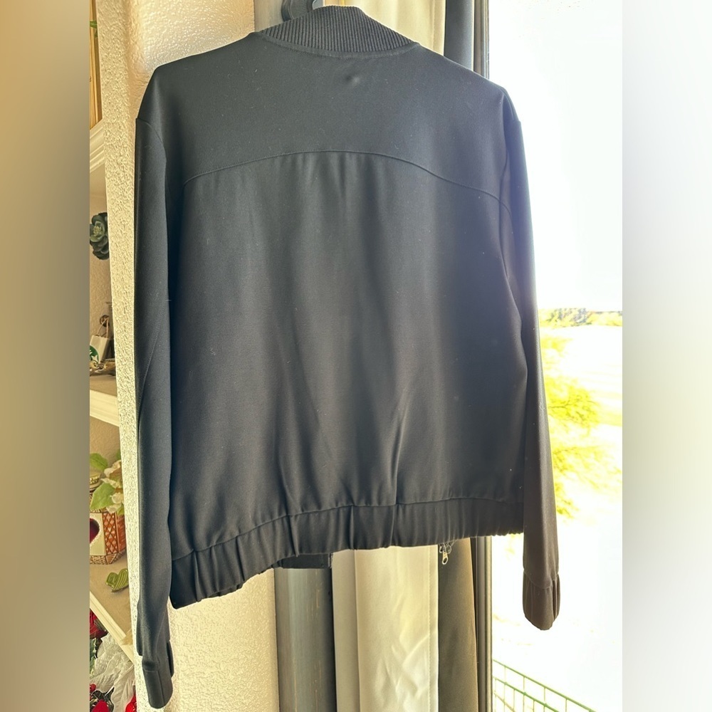 Vince Black Bomber Jacket Size M (Unisex) - Picture 4 of 14